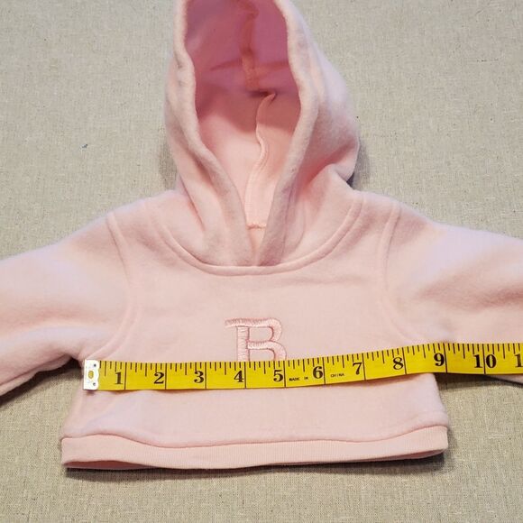 Middleton Reborn Doll Pink Fleece Hooded Jacket Doll Outfit - Picture 4 of 7